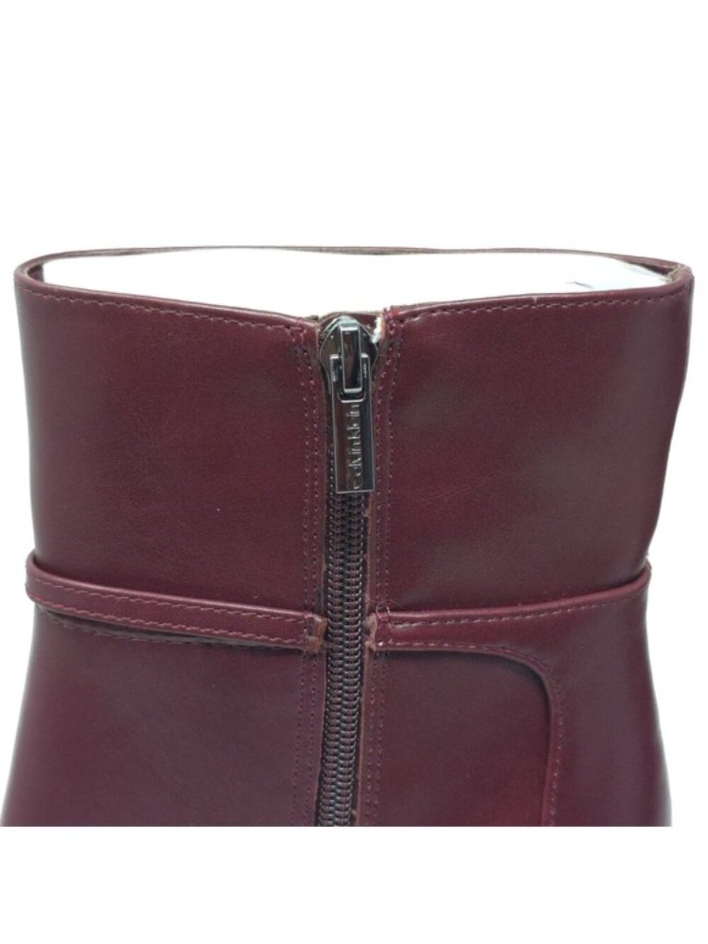 Calvin Klein Vivera Stiletto Heel Ankle Dress Bootie Size US 9.5M Dark Red - Picture 9 of 15